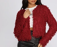 Little Miss Cozy Shaggy Cardigan