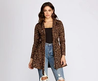 City Chic Babe Trench Dress