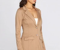 Boss Babe Longline Blazer