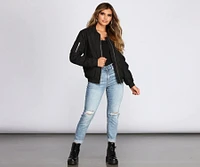Talk That Bomber Jacket