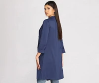 Makin' Major Moves Long Line Blazer