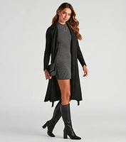 Making Moves Tie Waist Trench