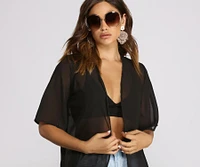 Keeping It Casual Tassel Kimono