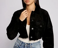Buttoned Up Corduroy Jacket