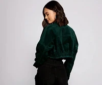 Buttoned Up Corduroy Jacket