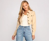 Second Look Cropped Jacket