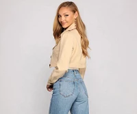 Second Look Cropped Jacket