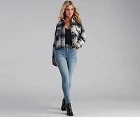 Cozy Vibes Plaid Shacket