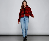 Cozy Vibes Plaid Shacket