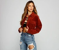 Buttoned Up Corduroy Jacket