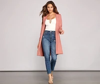 Makin' Major Moves Long Line Blazer