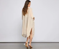 Essential Oversized Chiffon Kimono