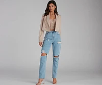 So Polished Cropped Blazer