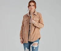 Keep It Trendy Reversible Shacket