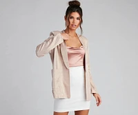 Sophisticated Glamour Glitter Blazer