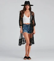 Desert Wanderer Crochet Kimono