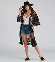 Desert Wanderer Crochet Kimono