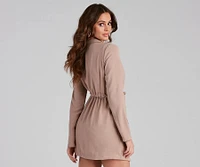Simply Elevated Tie-Front Trench
