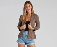 Major Boss Babe Energy Twill Blazer