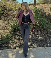 Ride With Me Faux Leather Moto Jacket