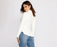 Work It Peplum Blazer