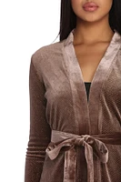 Dotted Glitter Lux Velvet Duster