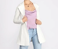 She's A Boss Trench Coat