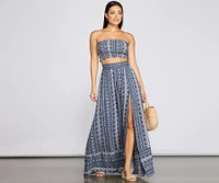 Bohemian Beat High Waist Maxi Skirt