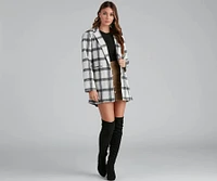 Endless Chic Button Down Corduroy Mini Skirt