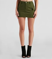 Cadet Girl Cargo Mini Skirt