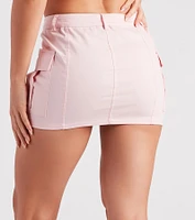 Cadet Girl Cargo Mini Skirt