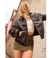 Top Of The Trends Belted Cargo Mini Skirt