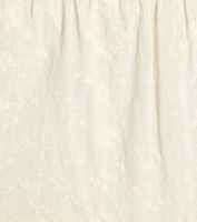Free Spirit High-Rise Embroidered Slit Maxi Skirt