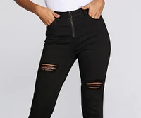 Zip It Skinny Jeans