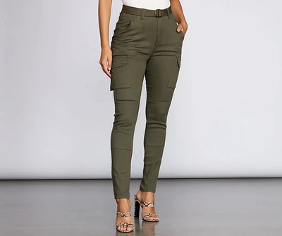 Babe Skinny Cargo Pants