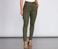 Babe Skinny Cargo Pants
