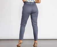 Belted and Chic Paperbag Pants