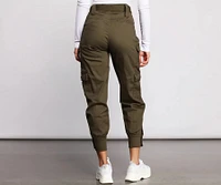 Belted Cargo Joggers