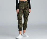 Belted Cargo Joggers
