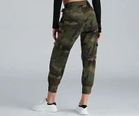 Belted Cargo Joggers