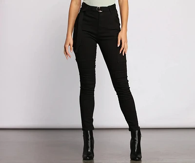 Babe Skinny Cargo Pants