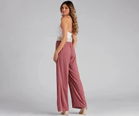 Timeless Beauty Crochet And Gauze Jumpsuit