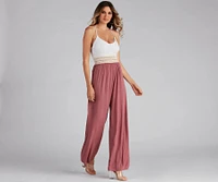 Timeless Beauty Crochet And Gauze Jumpsuit