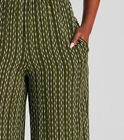 Line High Rise Striped Pants