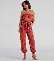 Fashion Cadet Cargo Jumpsuit