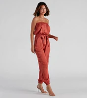 Fashion Cadet Cargo Jumpsuit