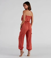 Fashion Cadet Cargo Jumpsuit