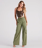 Take Action High Rise Cargo Pants