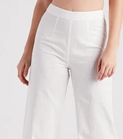 Meet The Hamptons Linen Wide Leg Pants