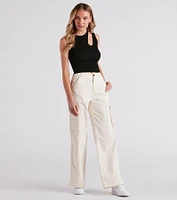 Such A Trendsetter Wide-Leg Cargo Pants
